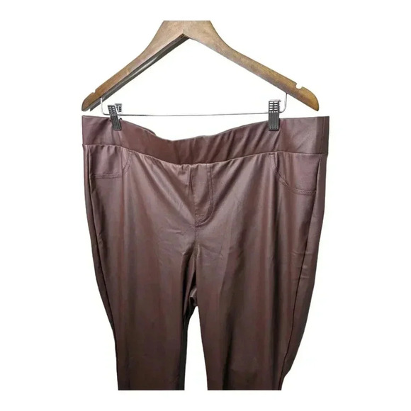 Torrid Full Length Signature Waist Faux Leather Slim Boot Legging Womens Size 2X - Picture 3 of 13